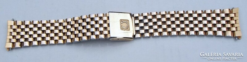 Omega gold-plated steel watch strap