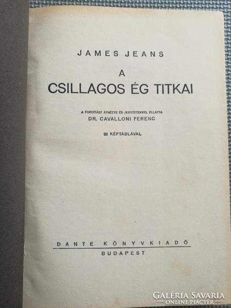 Jeans: The Secrets of the Starry Sky, published by Dante in 1943