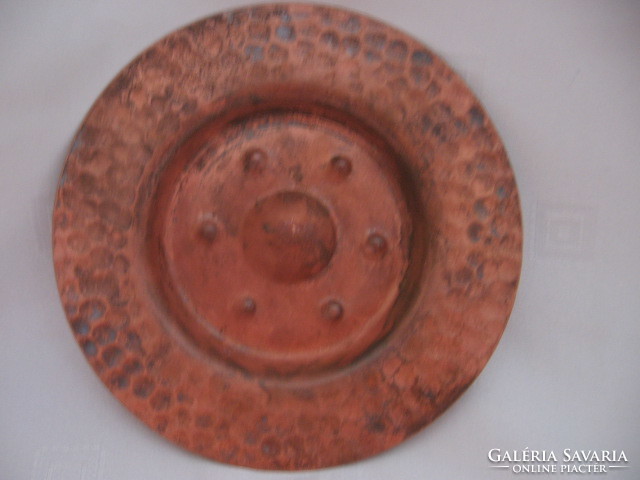 Small hammered copper wall plate