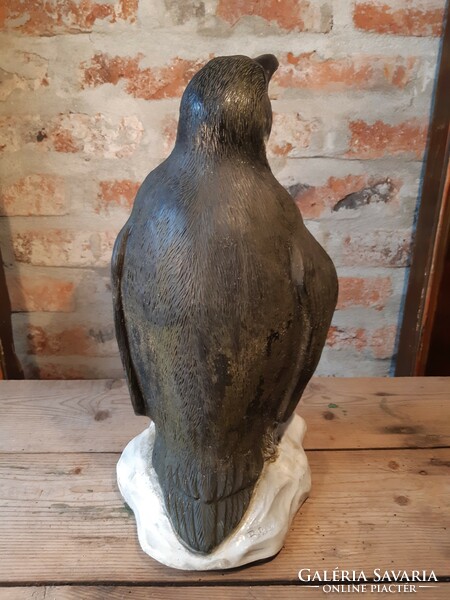 Composite penguin sculpture