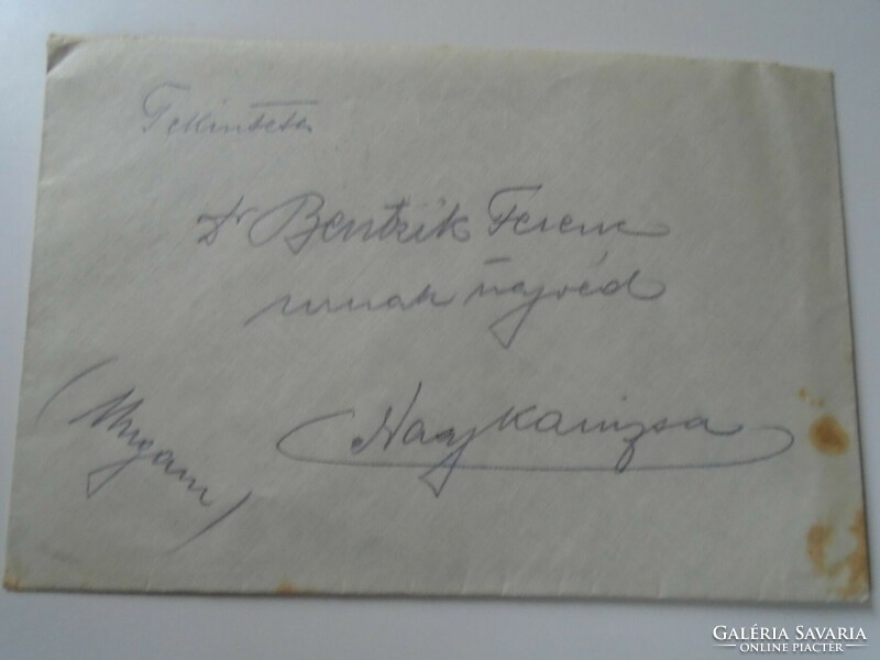 Letter D193520, 1915, Dr. Ferenc Benzik, lawyer, addressed to city official prosecutor, reichenberg - nagykanizsa
