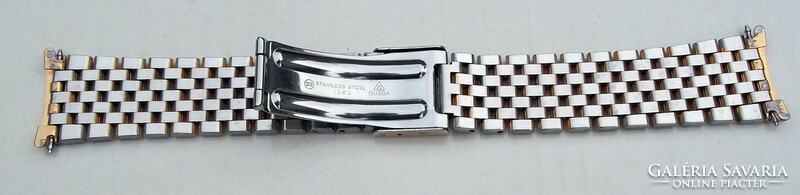 Omega gold-plated steel watch strap