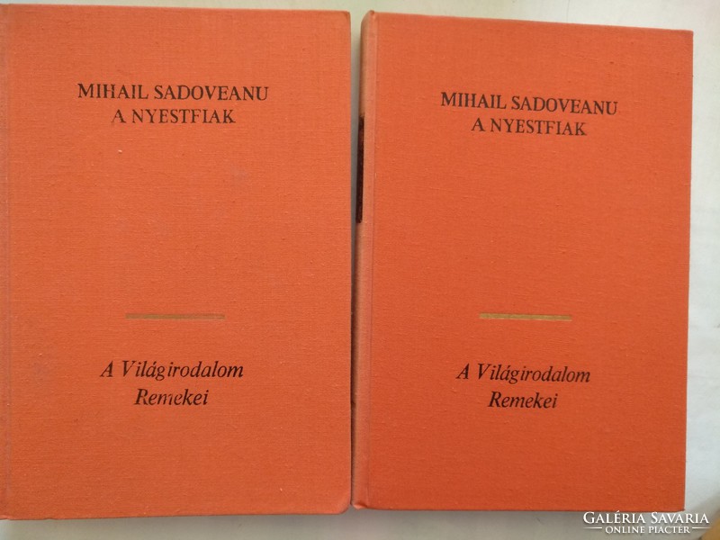 Sadoveanu: A nyestfiak, Világirodalom remekei sorozat,  ajánljon!