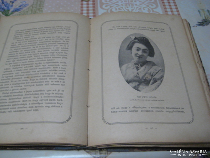 Dia nippon 1906, the famous novel, rebound, written by Benadek Balog Barátosi