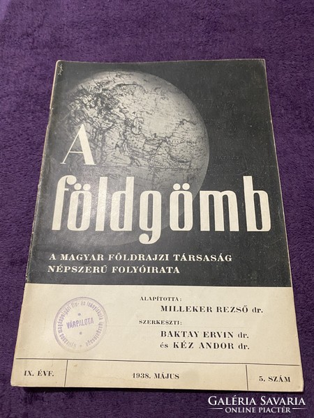 A földgömb folyóirat 1941
