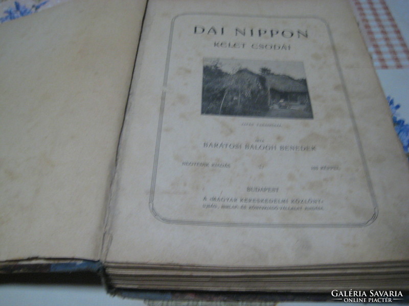 DIA  NIPPON  1906  , a híres regény  , újrekötve , írta Barátosi Balog Benadek