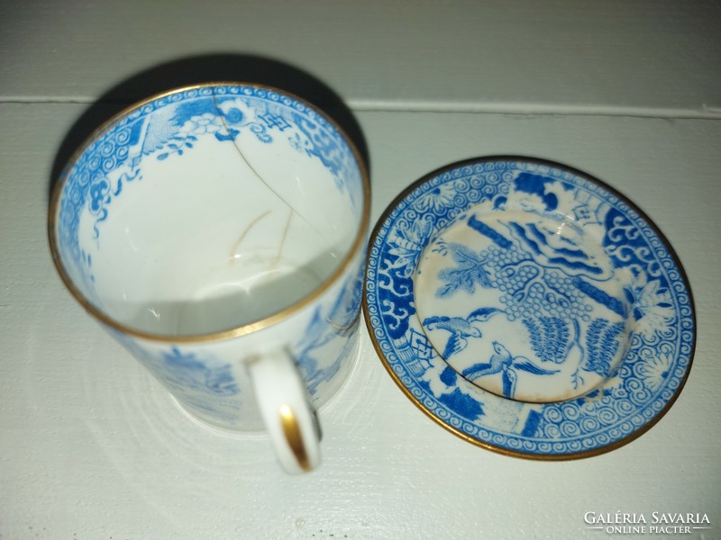 Antik angol Copeland Spode porcelán mokkáscsésze (5)