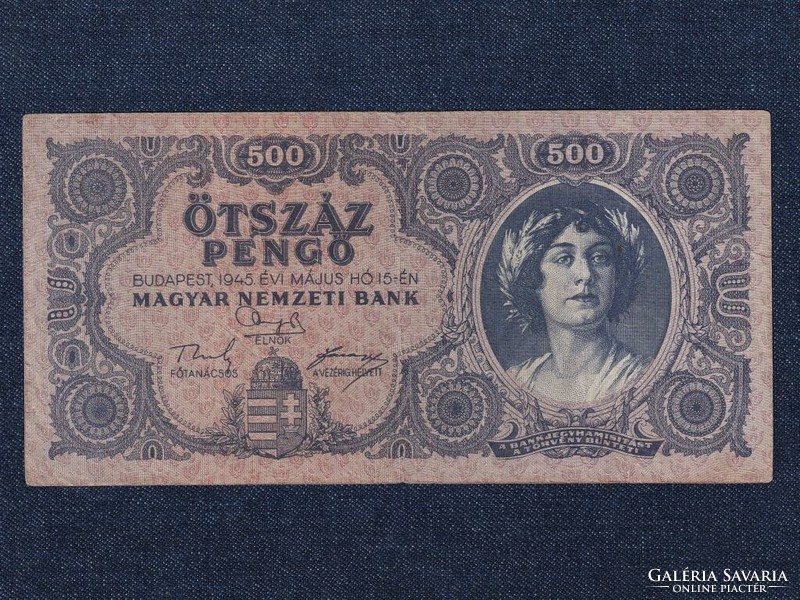 500 Pengő bankjegy 1945 orosz P helyett N betű(id63931)