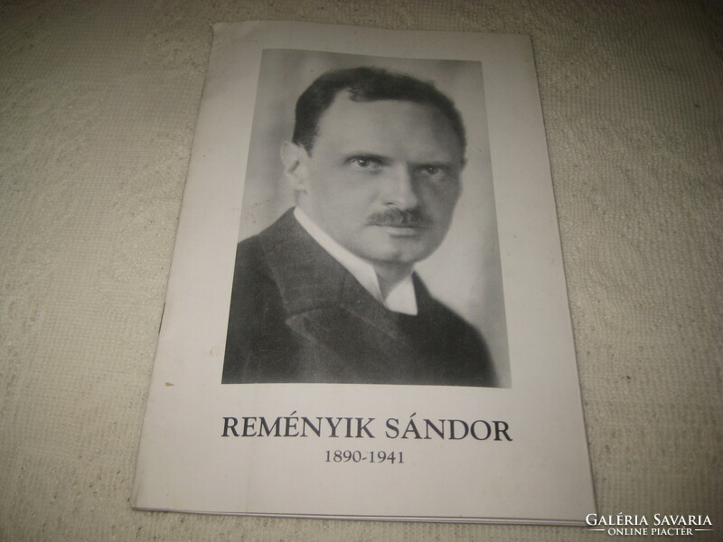 Sándor Reményik, 1890-1941. Pécs, booklet published in his memory