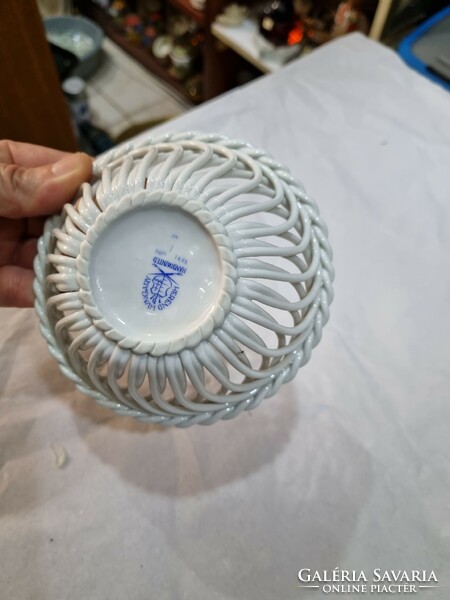 Herend openwork bowl