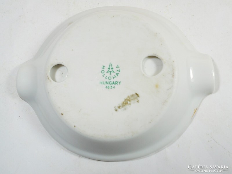 Old retro Raven House porcelain ash bowl ashtray souvenir souvenir hajdúszoboszló
