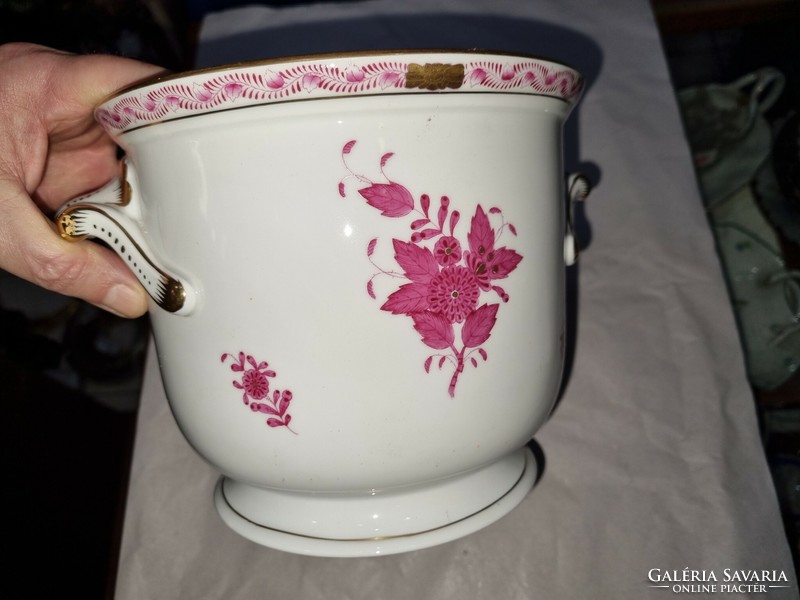 Herend porcelain pot