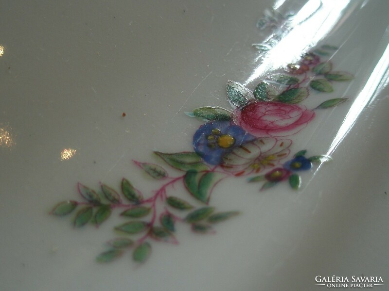"Prag" hand-painted 55 cm Bieder thick porcelain fish bowl - 1800s