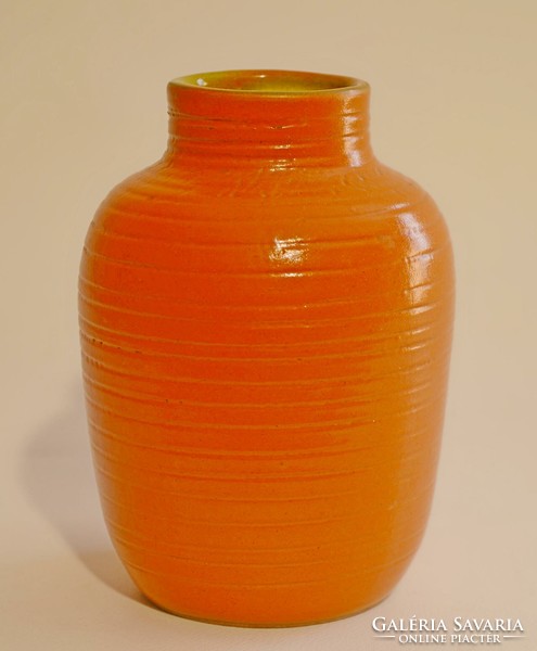 Ceramic vase.