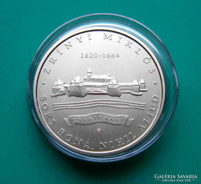 2014 - For the 350th anniversary of Miklós Zrínyi's death - 2000 ft commemorative coin - in capsule, with certificate