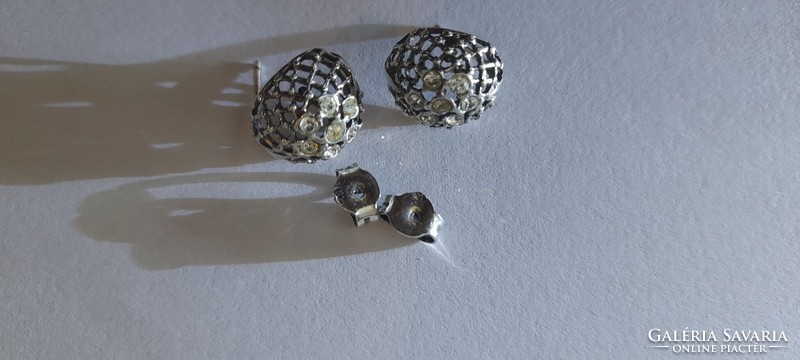 Silver earring