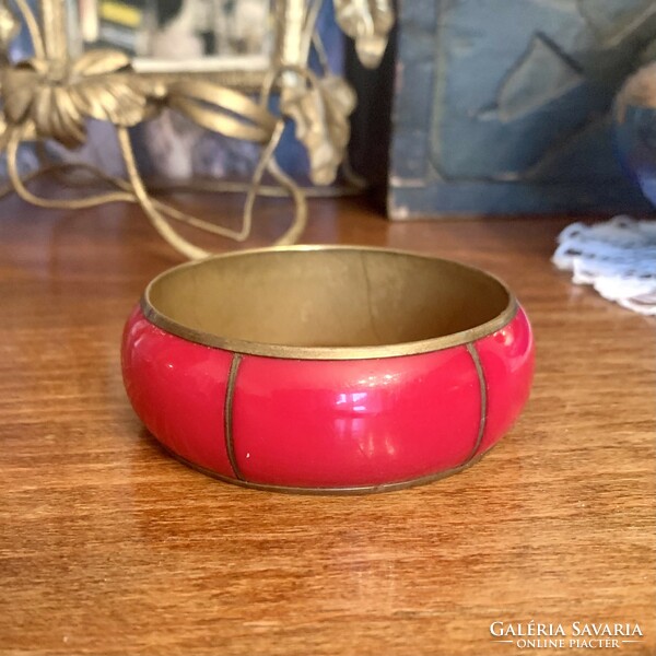 Vintage copper bangle, 1960s/70s/80s bangle, retro indian bangle, old bohemian bangle