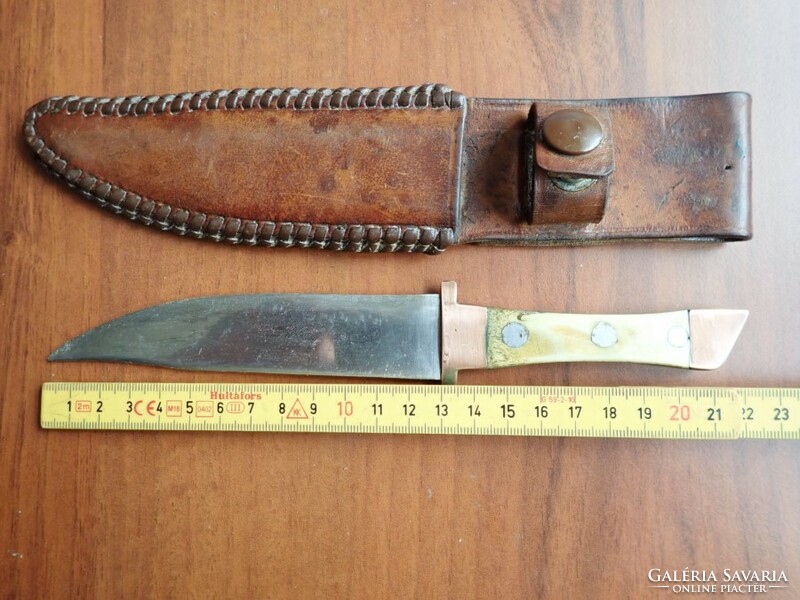 A dagger with a bone handle