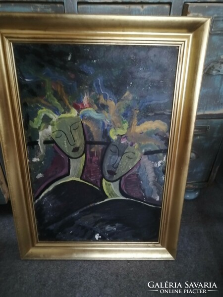 Signed oil painting from the 60s