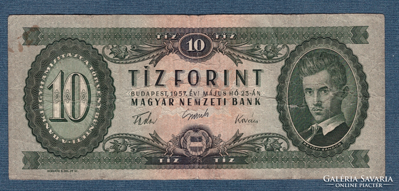 10 Forint 1957 F