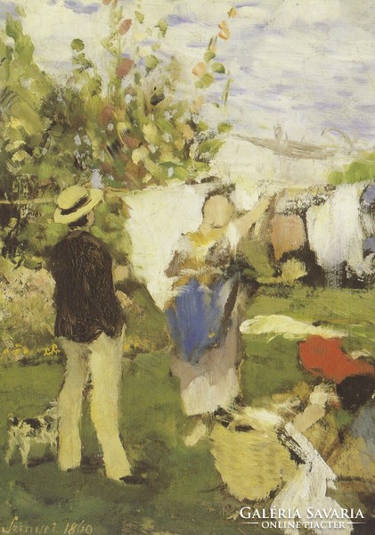 Szinyei merse pál: clothes drying (1869)