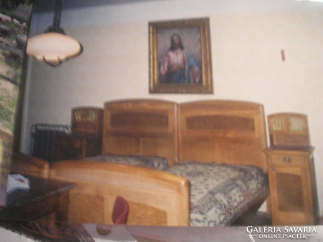 These 2 bedrooms have 6 pieces. Bauhaus art deco horsehair mattress + chandelier curiosity