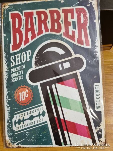 Barber shop vintage metal sign new! (59)