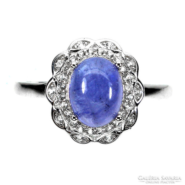 59 And real tanzanite 925 sterling silver ring