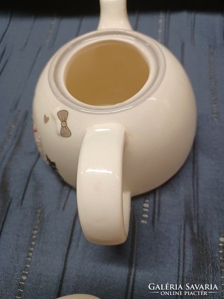 Cat ceramic teapot