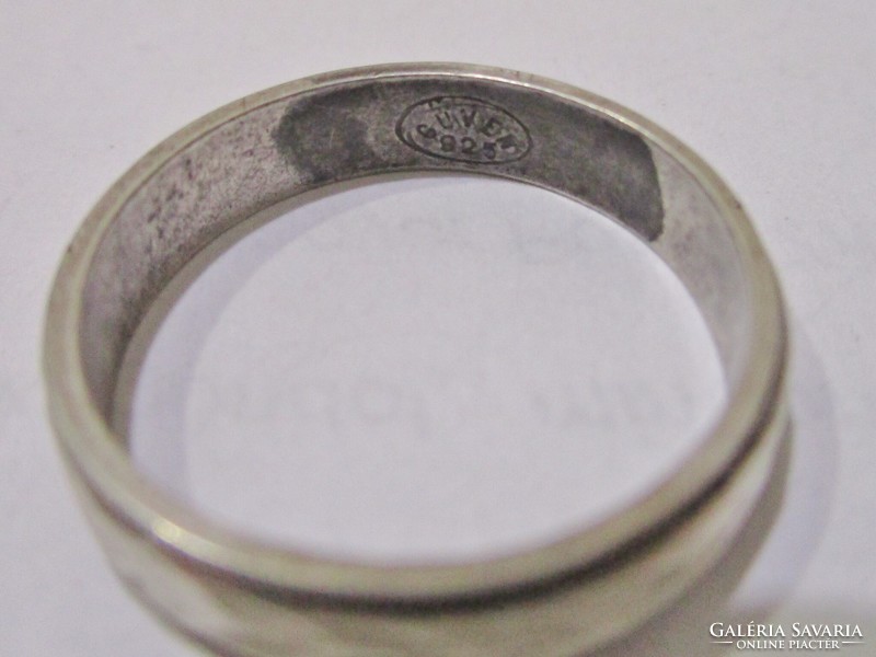 Szép régi  ezüst karikagyűrű