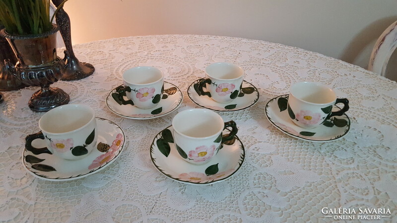 Villeroy & boch wildrose tea and coffee cup + saucer 6 pcs.