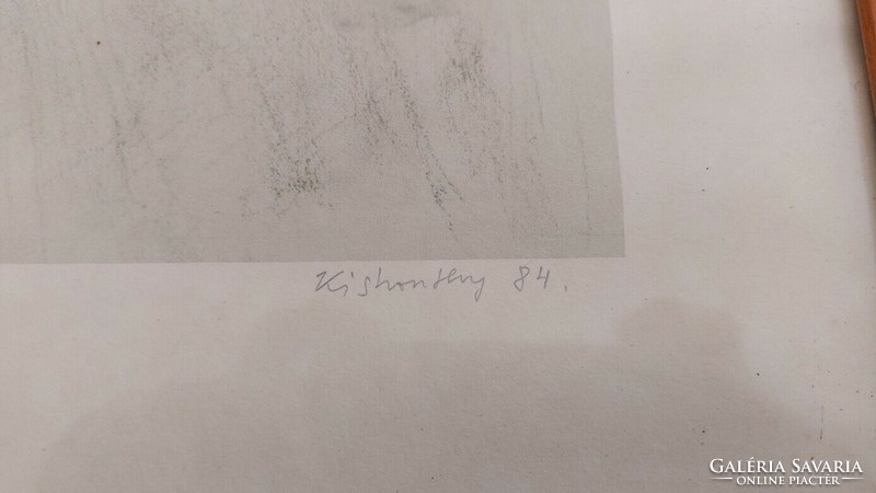 (K) Kishonthy litográfia tavasz 51x36 cm jelzett, sorszámozott