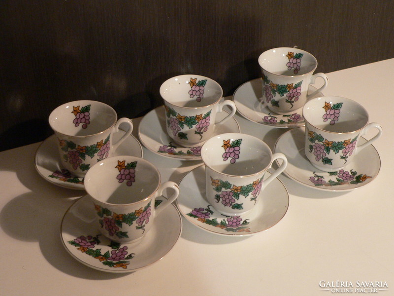 Chinese porcelain coffee cups with bottoms, cheap for sale