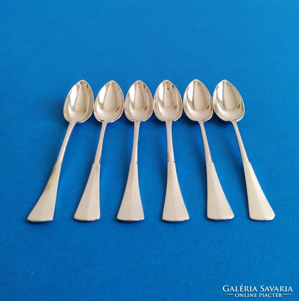 Silver 6-person cutlery set in English style, 46 pieces