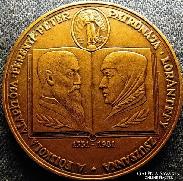 Association of Hungarian Medal Collectors Sárospatak August 21-22, 1981 bronze commemorative medal