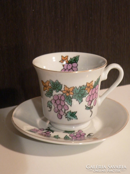 Chinese porcelain coffee cups with bottoms, cheap for sale