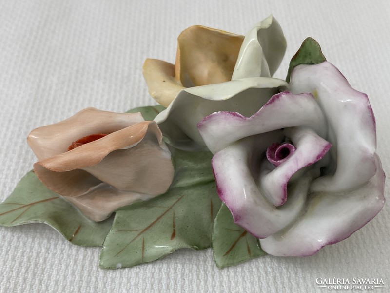 Aquincum hand painted rose bouquet