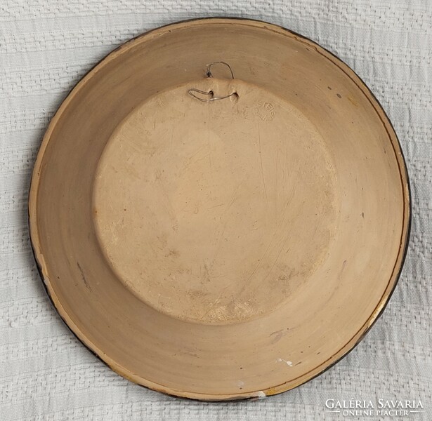 Steig Szekszárd ceramic bowl 28 cm 1940s