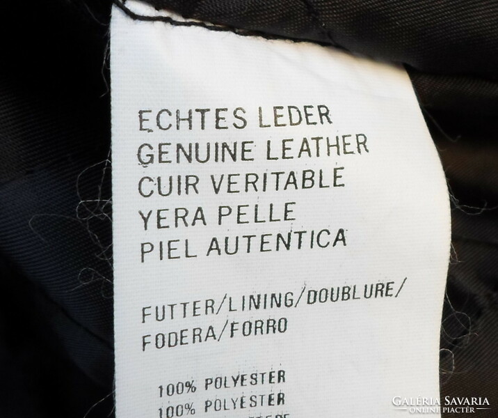 Men's leather jacket, coat 3. (Retro black leather jacket)