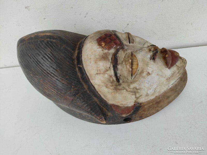 Antik afrikai patinás fa maszk Punu népcsoport Gabon africká maska 672 Le 6584 Leértékelt