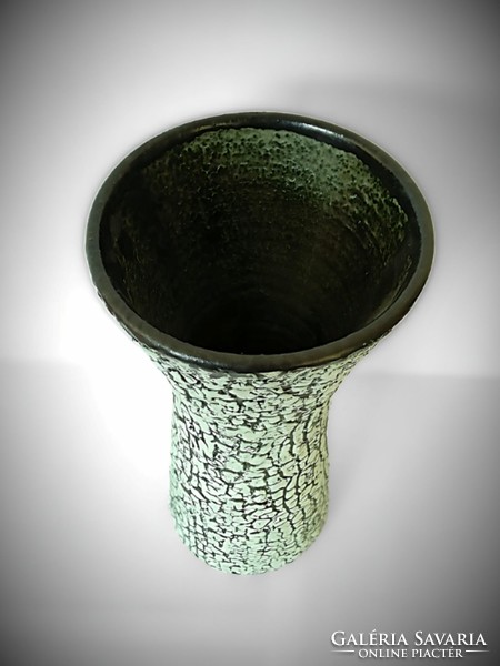29.5 cm high, Károly Bán ceramic vase, 1960s