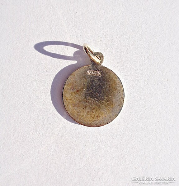 This small flower speaks silver pendant with German inscription