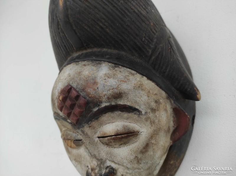 Antique African patinated wooden mask Punu ethnic group grain African mask 672 le 6584 discounted