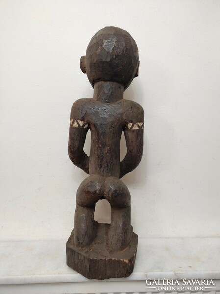 Antik afrikai szobor álló Fang Gabon sérült hiányos 98 Le dob 47 6750 Leértékelt