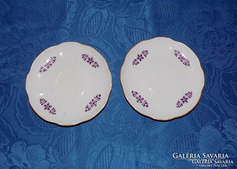 Zsolnay porcelán csésze alátét  párban 12 cm (2p)