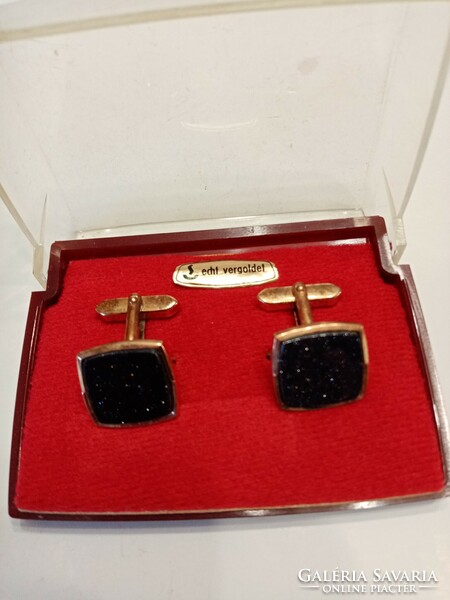 Old gilt cufflink