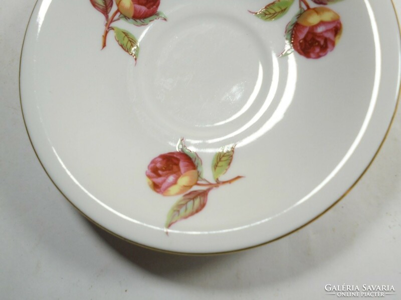 Retro lowland porcelain small plate coffee tea plate with flower pattern