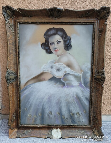 Béla Krisztik - female portrait