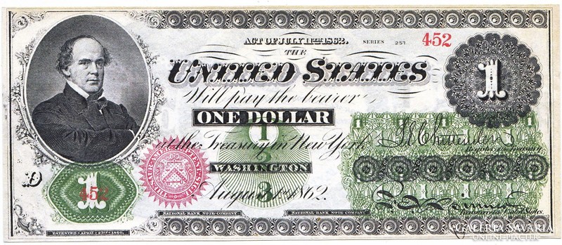 US $1 1862 replica