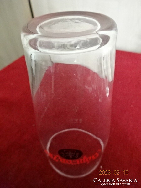Beer glass, six pieces, three deciliters, marked Sopron 700. Jokai.